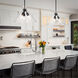 Malta 3 Light 18 inch Matte Black Pendant Ceiling Light